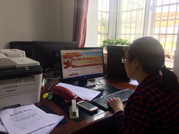 定遠縣大橋鎮“三舉措”加強干部在線學習.JPG